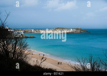 "Porthminster Beach' in St Ives in Cornovaglia,UK Foto Stock
