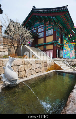 Heian tempio buddista, Sito Patrimonio Mondiale dell'UNESCO, Heiansa, Gayasan National Park, Corea del Sud, Asia Foto Stock