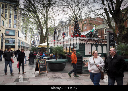 Bwyty Hayes Isola Snack Bar in Cardiff. Foto Stock