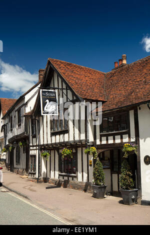 Regno Unito Inghilterra, Suffolk, Lavenham, High Street, The Swan Hotel Foto Stock