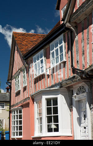 Regno Unito Inghilterra, Suffolk, Lavenham, granaio Street, vecchia scuola di grammatica, dove Constable fu allievo Foto Stock