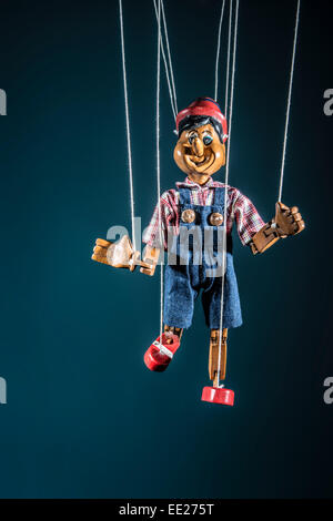 Pinocchio giocattolo di legno Foto Stock