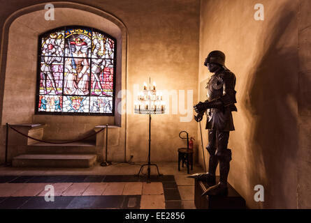 All interno del castello di Segovia. Segovia, Spagna. Foto Stock