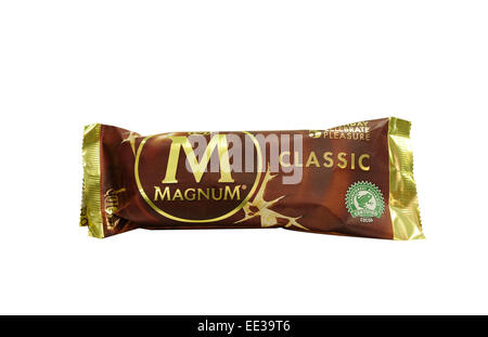 Close up di Magnum gelato Foto Stock