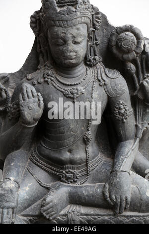 Sei Avalokitesvara armati, dal decimo secolo trovati in basalto Nalanda, Bihar ora esposti nel Museo Indiano in Kolkata, Foto Stock