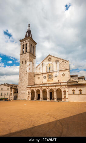 Il Duomo di Spoleto, umbria, Italia Foto Stock