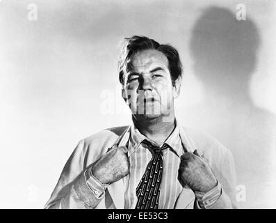 Broderick Crawford, Promozionali ritratto, sul set del film "Tutti gli uomini del re", 1949 Foto Stock