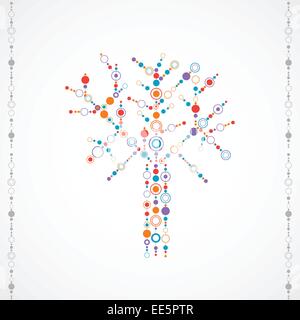 Abstract background - Concetto di albero Illustrazione Vettoriale