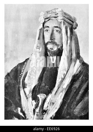 Ho Faisal Bin Hussein bin Ali al-Hashimi re del regno arabo di Siria maggiore Siria 1920 re di Iraq dinastia hashemita Foto Stock