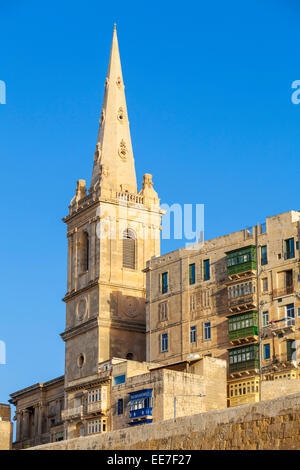 St Pauls Cattedrale Anglicana Valletta Malta EU Europe Foto Stock