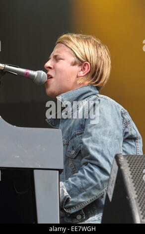 Barclaycard presenta British Summer Time Hyde Park - Giorno 6 - Prestazioni - Tom Odell dotate: Tom Odell dove: Londra, Regno Unito quando: 12 Lug 2014 Foto Stock