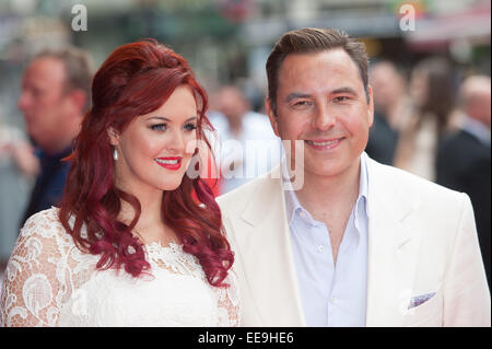 "Pudsey: il film' UK premiere a Vue West End - Arrivi con: Ashleigh Butler,David Walliams dove: Londra, Regno Unito quando: 13 Lug 2014 Foto Stock