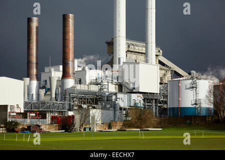 Tata Chemicals Europa parte di pianta del suo carbonato di sodio e bicarbonato di sodio business a Northwich, Cheshire. Foto Stock