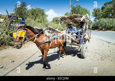 Etiopia scene di strada, Mekele o Mekelle, Etiopia, Africa Foto Stock