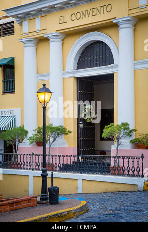 El Convento Hotel - Convento convertito in Plazuela de las Monjas, San Juan, Puerto Rico Foto Stock