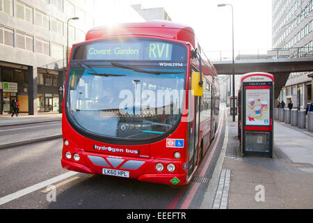 Alimentato a idrogeno di autobus di Londra Foto Stock