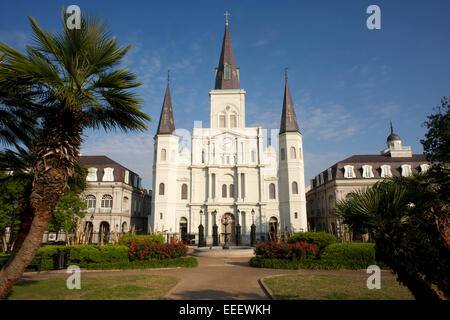 Cattedrale di San Louis, New Orleans, Louisiana Foto Stock