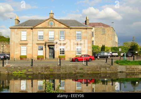 Il Canal House a Port Dundas a Glasgow, Scozia Foto Stock