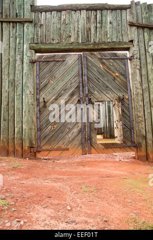 Andersonville National Historic Site home all'ex campo confederato Sumter campo di prigionia dove 45.000 Unione prigionieri sono stati detenuti Maggio 6, 2013 in Andersonville, Georgia. Foto Stock