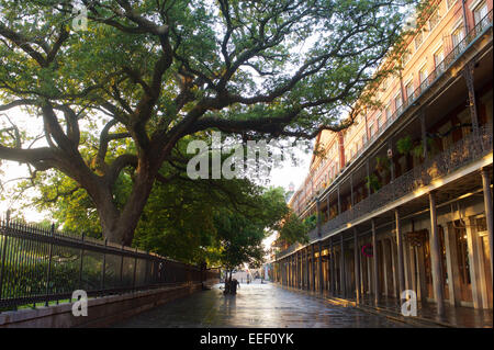 Scena di strada, New Orleans, Louisiana Foto Stock