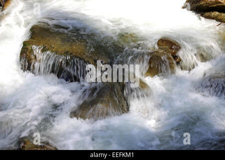 Oesterreich, Tirol, der Stuibenfall bei Umhausen Oetztal im Foto Stock