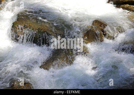 Oesterreich, Tirol, der Stuibenfall bei Umhausen Oetztal im Foto Stock