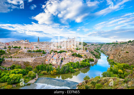 Toledo, Spagna città vecchia skyline della citta'. Foto Stock