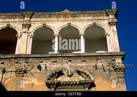 Italia, Puglia, Foggia, palazzo De vita De Luca Foto Stock