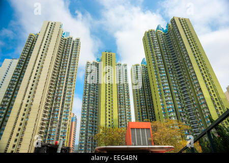 Hong Kong condominio, Cina Foto Stock