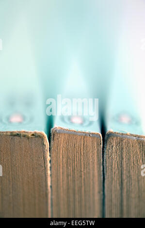 Close-up di tre Penguin classici libri con focus sulle pagine e il legame Foto Stock