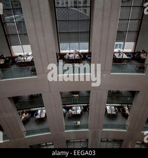 Vancouver Public Library, ramo centrale - La biblioteca pubblica un sistema per la città di Vancouver, British Columbia, Canada Foto Stock