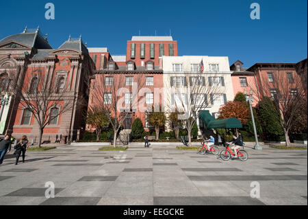 Il Blair House in Pennsylvania Avenue NW a Washington DC, Stati Uniti d'America. È stato ufficiale guest house Foto Stock