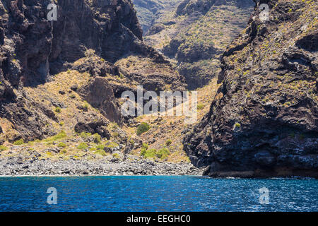 Los Gigantes sull'isola delle Canarie Tenerife. Foto Stock