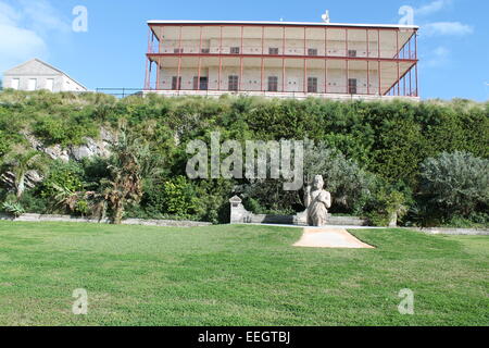 Bermuda Maritime Museum (Commissario's House) e mantenere il cantiere, Royal Naval Dockyard, Sandys parrocchia, Bermuda Foto Stock