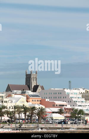 Front Street, Hamilton, Bermuda Foto Stock