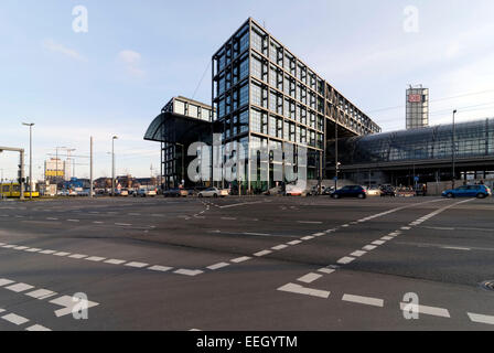 Berlino stazione ferroviaria principale Foto Stock