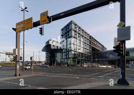 Berlino stazione ferroviaria principale Foto Stock