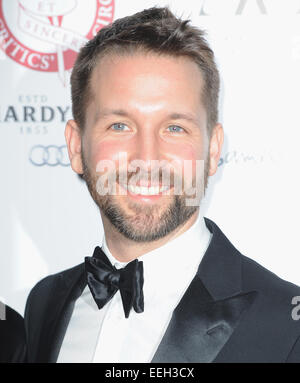 Londra, Regno Unito. 18 gennaio, 2015. Steve Jamison assiste il London Critics Circle Film Awards a Mayfair Hotel. Credito: Ferdaus Shamim/ZUMA filo/Alamy Live News Foto Stock