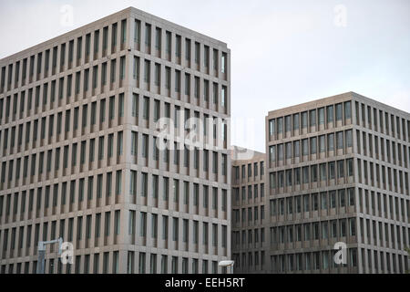 Nuova sede del BND, la Federal Intelligence Service della Germania a Berlino. Foto Stock