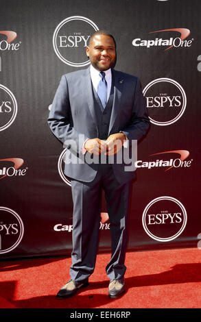 2014 ESPYS Awards - Gli arrivi con: Anthony Anderson dove: Los Angeles, California, Stati Uniti quando: 17 Lug 2014 Foto Stock