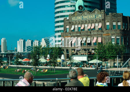 Paesi Bassi, Rotterdam, casa l'Holland-Amerika Linie , Hotel New York Foto Stock