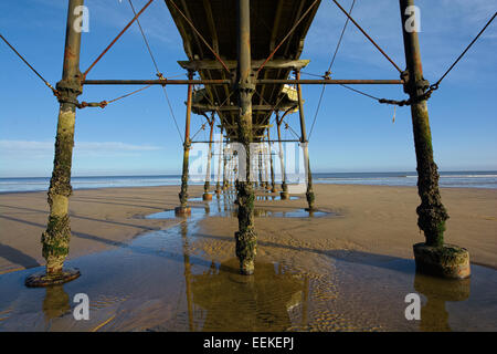 Saltburn in riva al mare Foto Stock