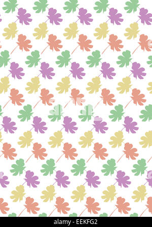 Semplice floreali modello senza cuciture in colori estivi Foto Stock