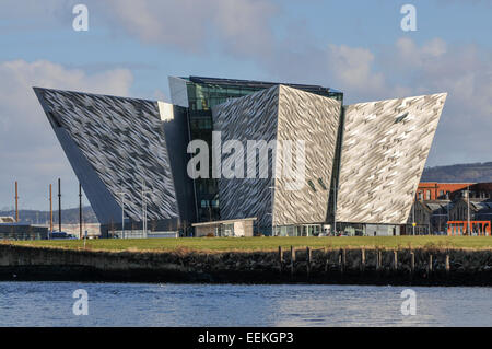 Titanic Belfast Museum, Irlanda del Nord Foto Stock