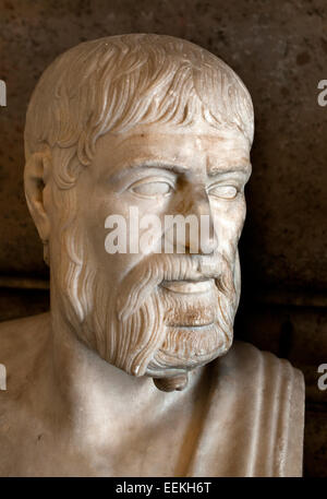 Pindaro Pindaro Pindaros 522 - 443 A.C. fu un antico greco poeta lirico da Tebe. Roman Roma Museo Capitolino Italia Italiano