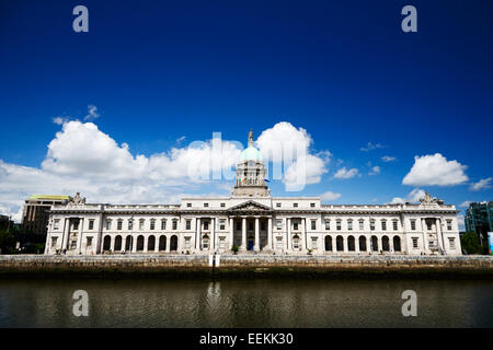 Il custom house Dublino Irlanda Foto Stock