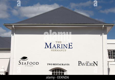 Marine Hotel a Hermanus in Sud Africa Foto Stock