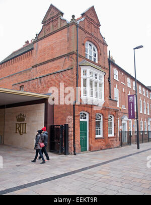 L'ingresso del re Richard III Visitor Centre in Leicester City. Dinastia, la morte e la scoperta. Foto Stock