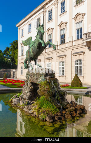 Il Palazzo Mirabell e i Giardini Mirabell, Salisburgo, Austria Foto Stock