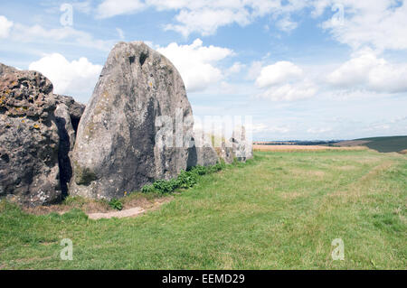 West Kennet Long Barrow Foto Stock